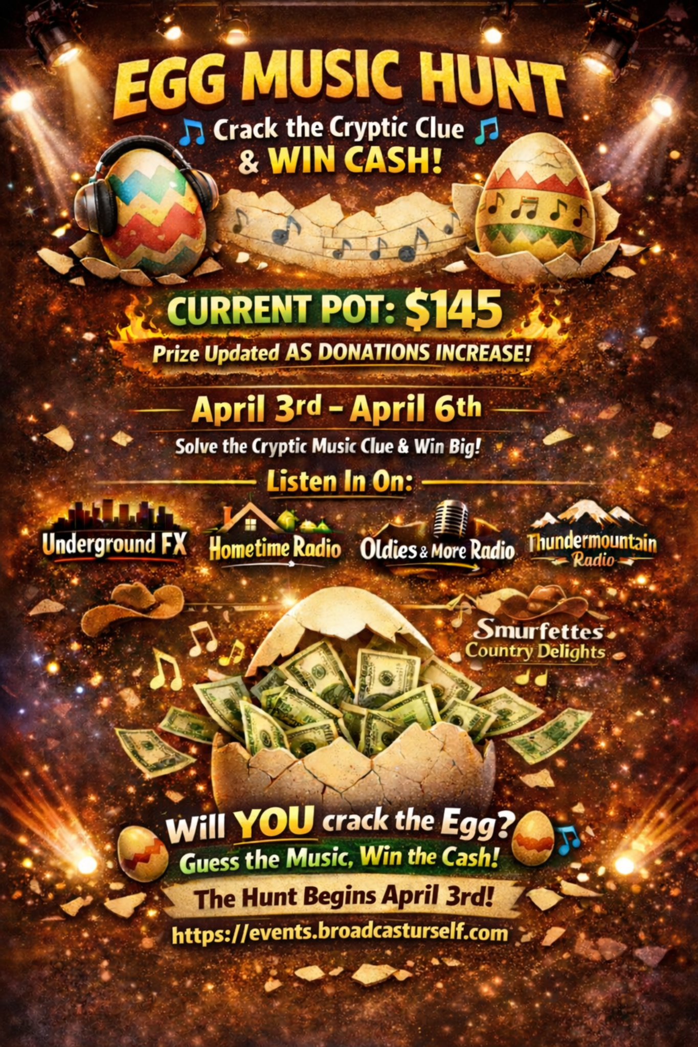 Easter Egg Music Hunt poster