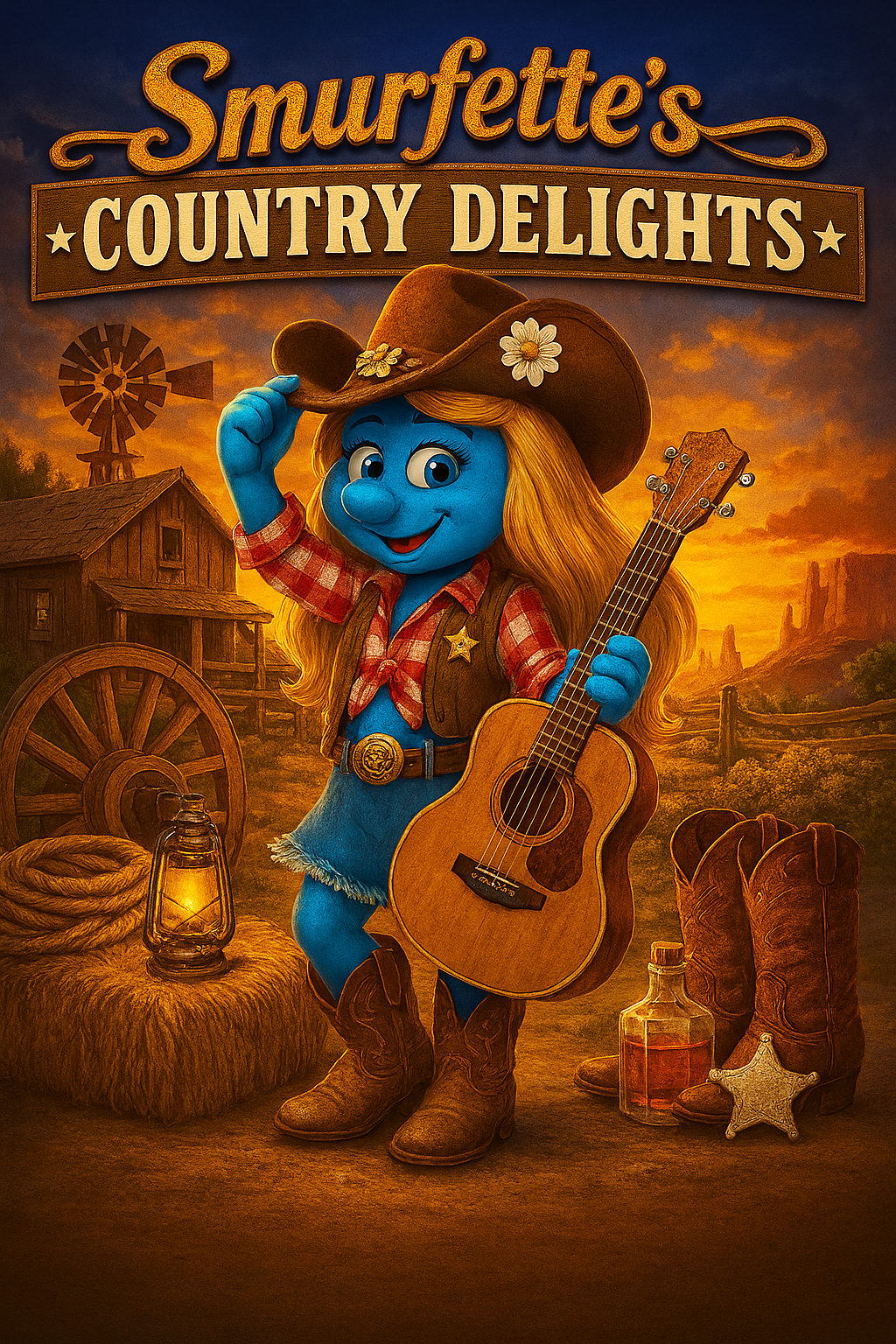 Smurfette's Country Delights Radio logo